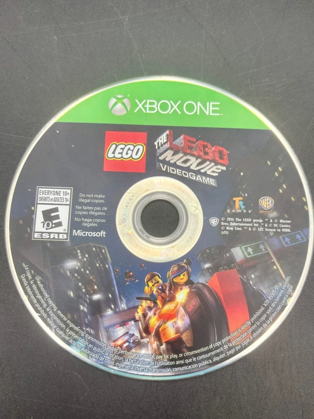 Lego Movie Video Game - Microsoft Xbox One, missing original box